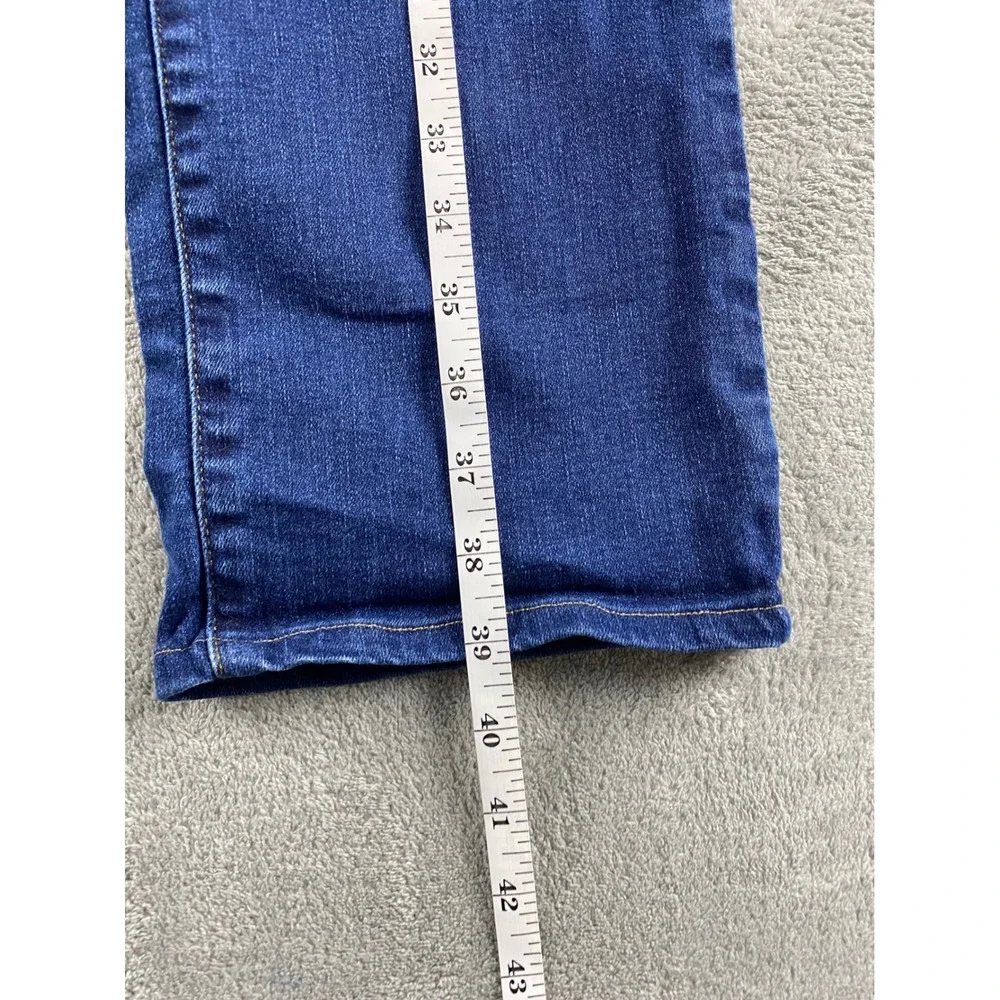 NYDJ Marilyn Straight Leg Jeans Dark Blue Wash Lift Tuck Size 8 MDNM2013 Mens